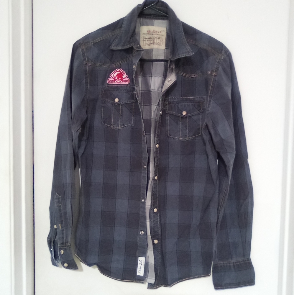 Vintage JACHAS Long sleeve men shirt size S